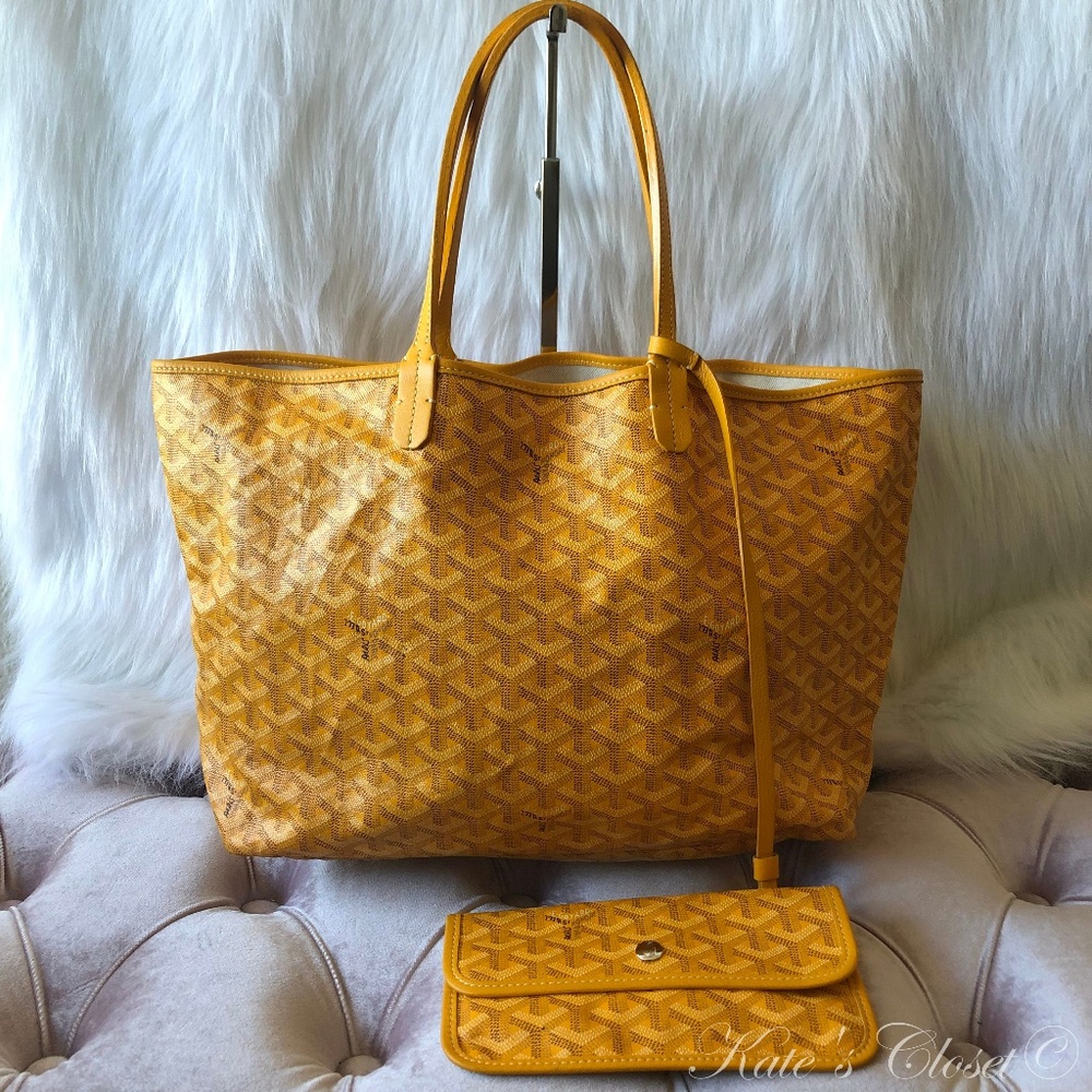 SOLD!!! GOYARD St. Louis PM Yellow Tote